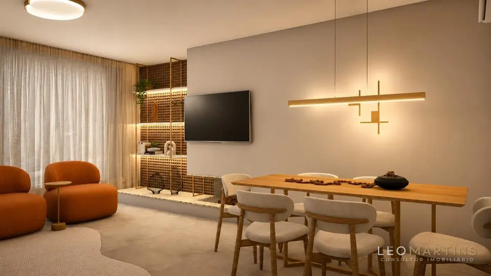 Sala de jantar e estar — imagem ilustrativa