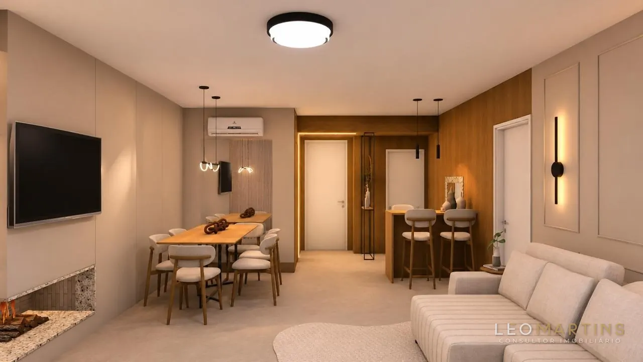 Sala de estar e jantar — imagem ilustrativa